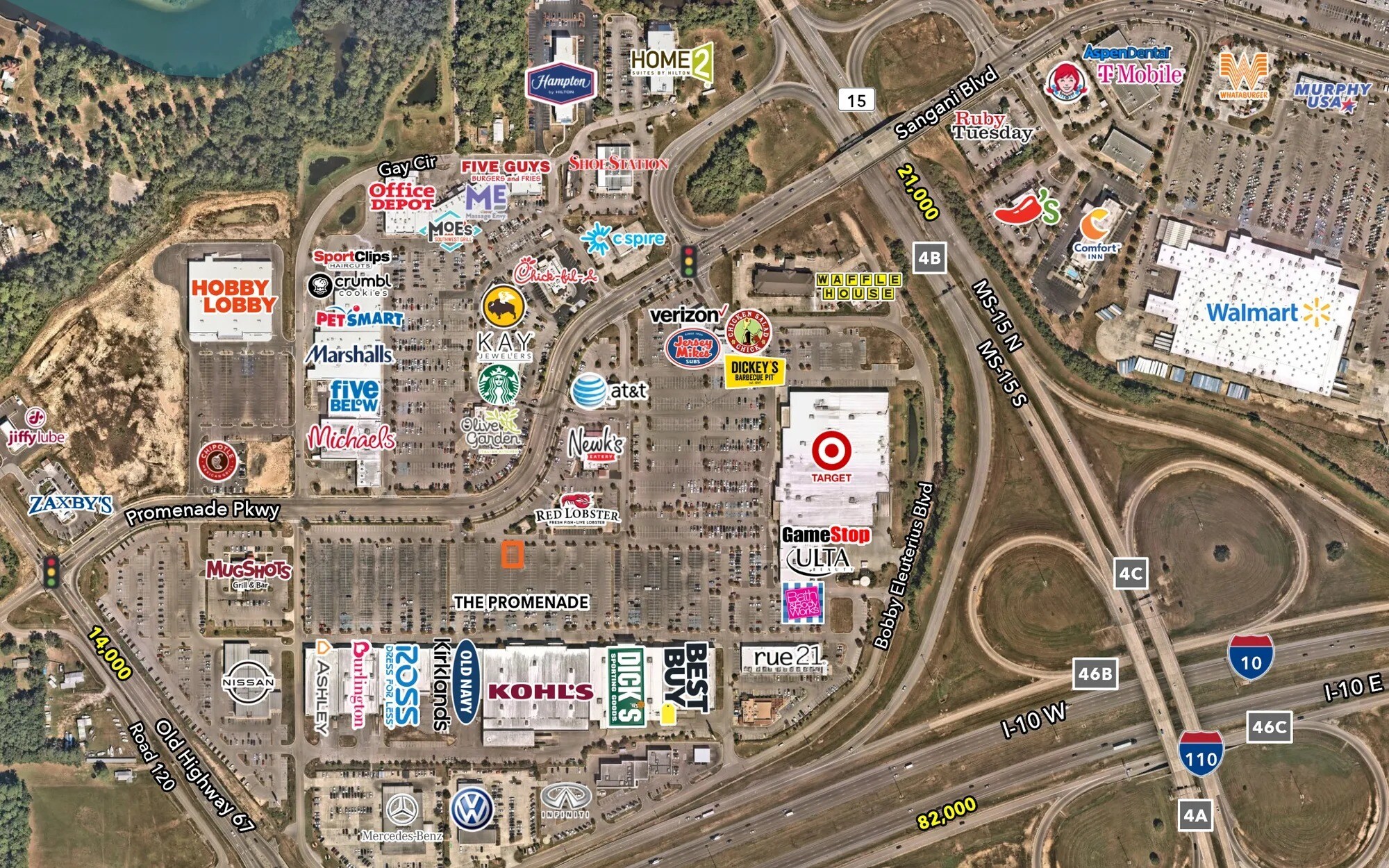 3921 Promenade Pky, D'Iberville, MS à louer Photo du bâtiment- Image 1 de 2