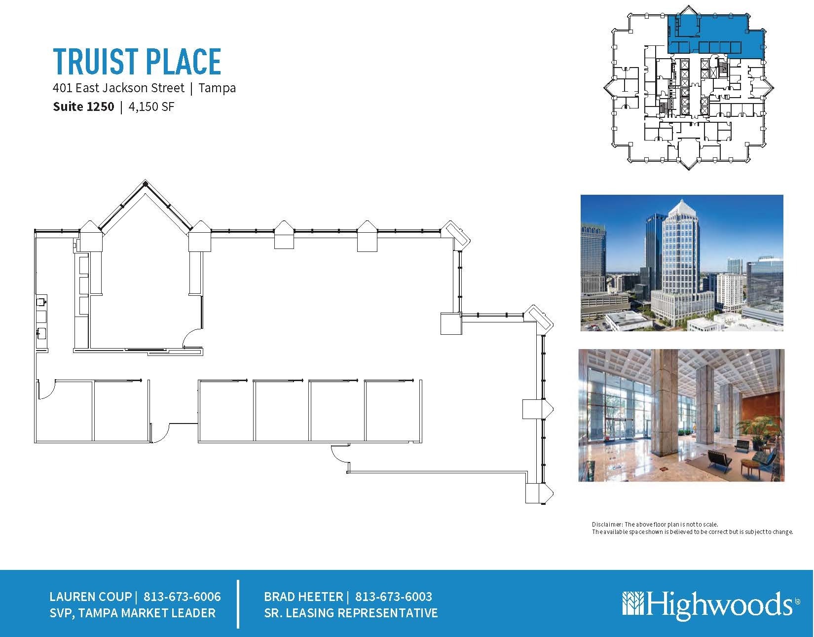 401 E Jackson St, Tampa, FL for lease Floor Plan- Image 1 of 1