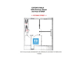 1054 Potomac St NW, Washington, DC for lease Site Plan- Image 1 of 5