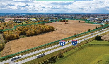 Wooster Pike & I-76, Seville, OH - aerial  map view