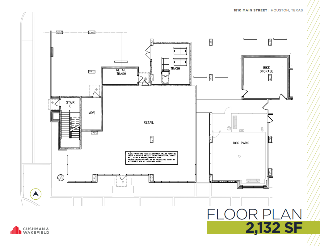 1810 Main St, Houston, TX for lease Floor Plan- Image 1 of 1