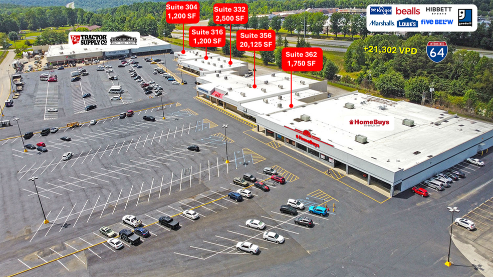 308-364 Pine Crest Rd, Morehead, KY for lease - Aerial - Image 2 of 7