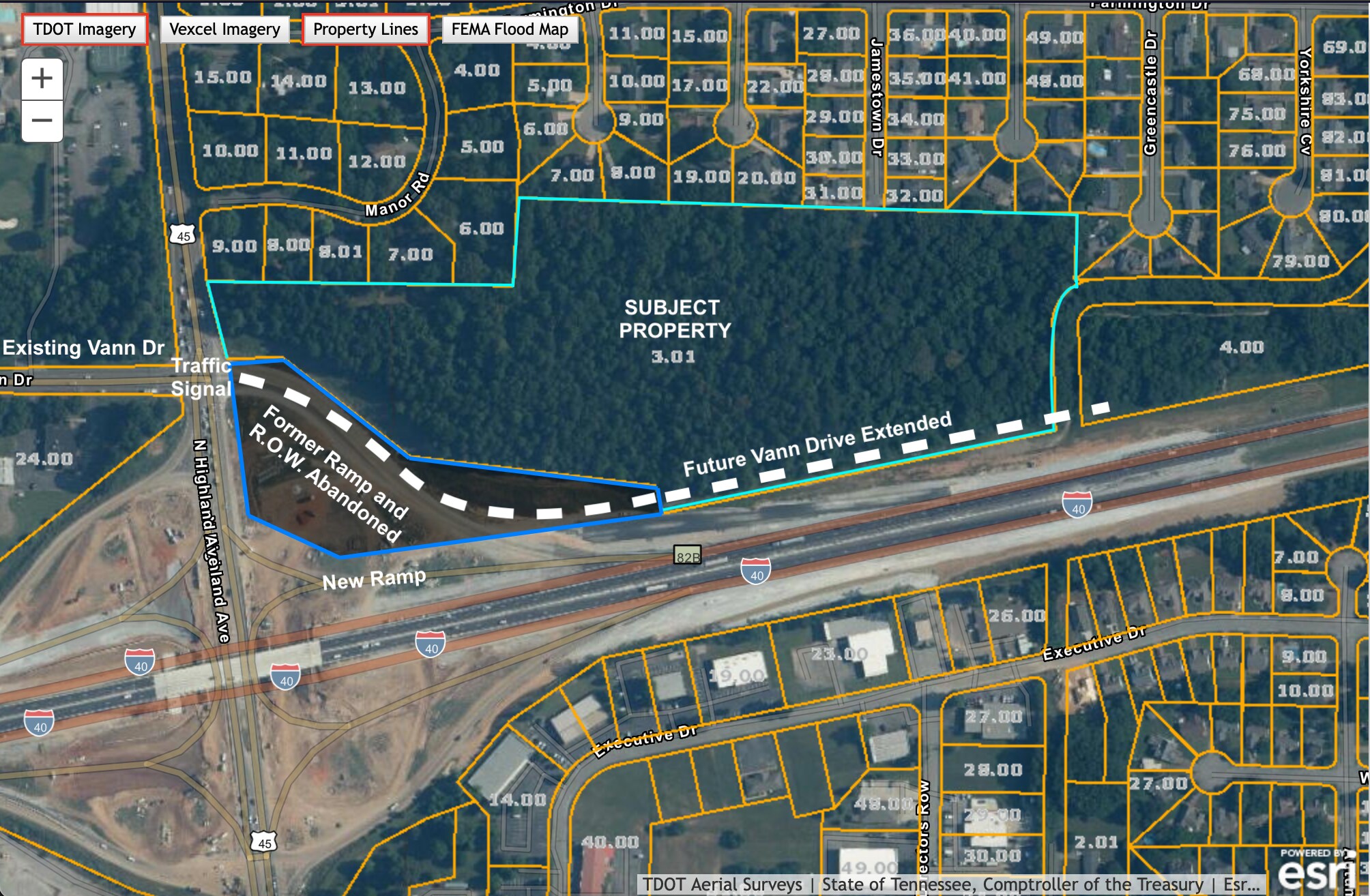 00 Interstate 40, Jackson, TN à vendre Aérien- Image 1 de 8