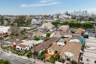 549 S Mathews St, Los Angeles, CA - Aérien Vue de la carte
