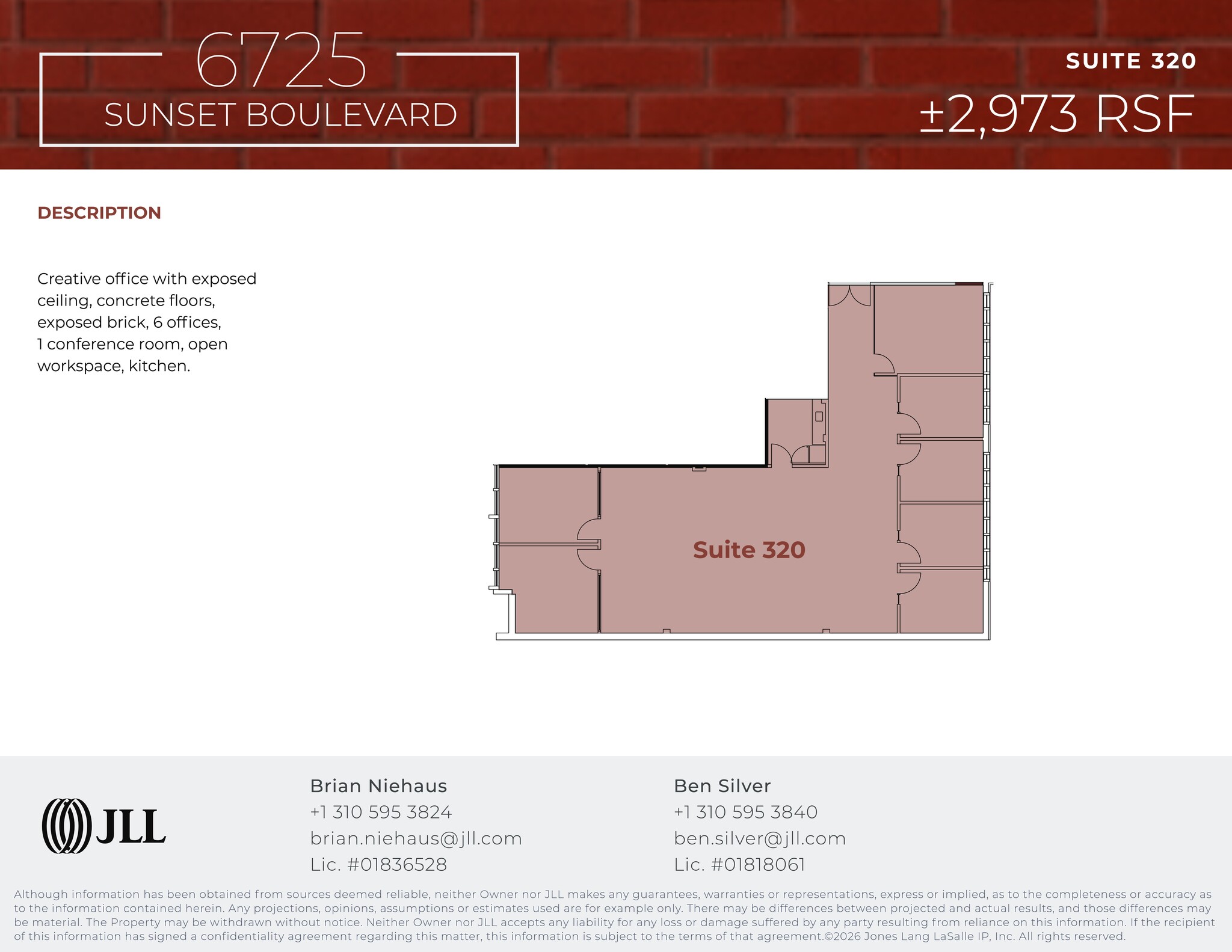 6725 W Sunset Blvd, Los Angeles, CA à louer Plan de site- Image 1 de 6