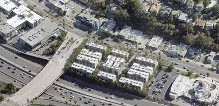 3449–3453 Cahuenga Blvd W, Los Angeles, CA - Aérien Vue de la carte