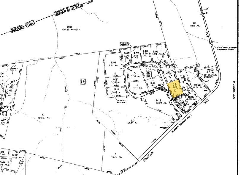 350 Rike Dr, Millstone Township, NJ for sale - Plat Map - Image 2 of 2