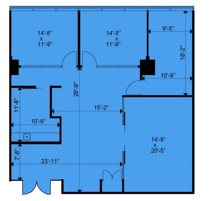 25 York St, Toronto, ON à louer Plan d’étage- Image 1 de 1