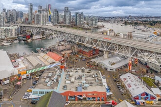 1551 Johnston St, Vancouver, BC - Aerial  map view