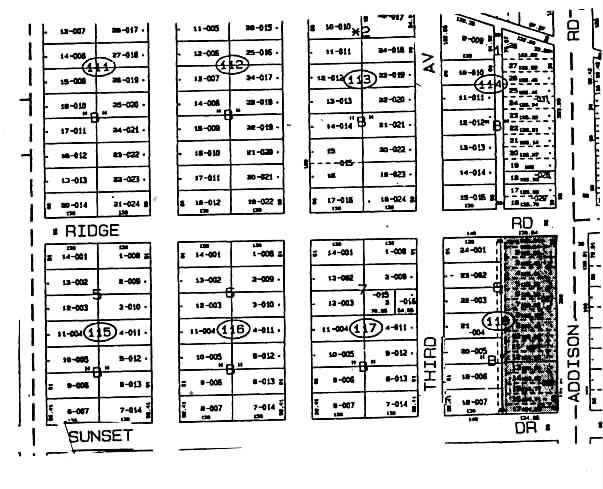 600-658 N Addison Rd, Villa Park, IL for lease Plat Map- Image 1 of 2