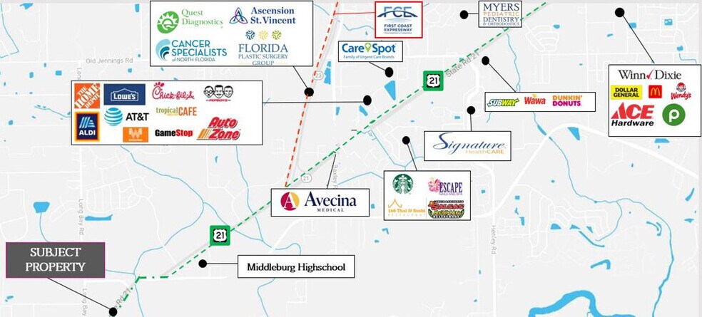 2282 Blanding Blvd, Middleburg, FL à vendre - Photo du bâtiment - Image 2 de 5