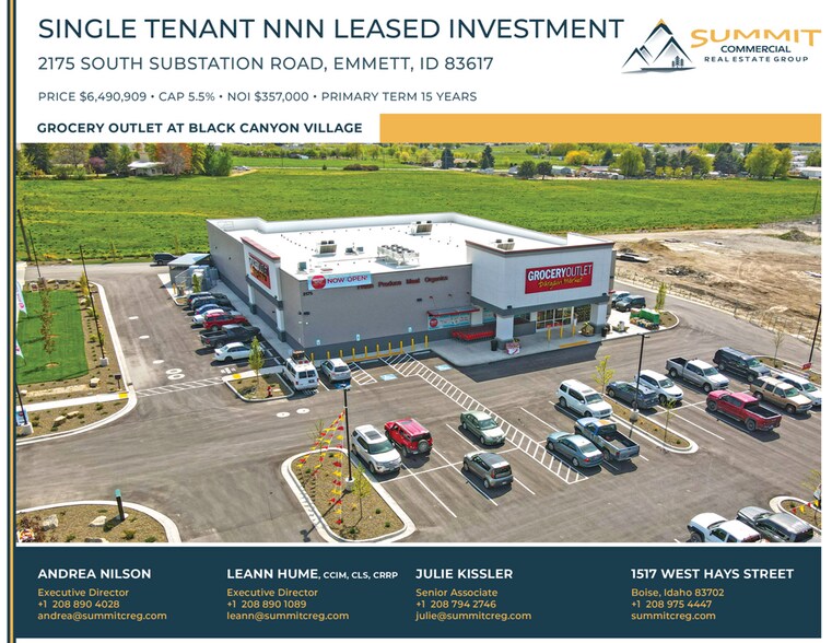 2175 S Sub Station Rd, Emmett, ID à vendre - Photo principale - Image 1 de 43