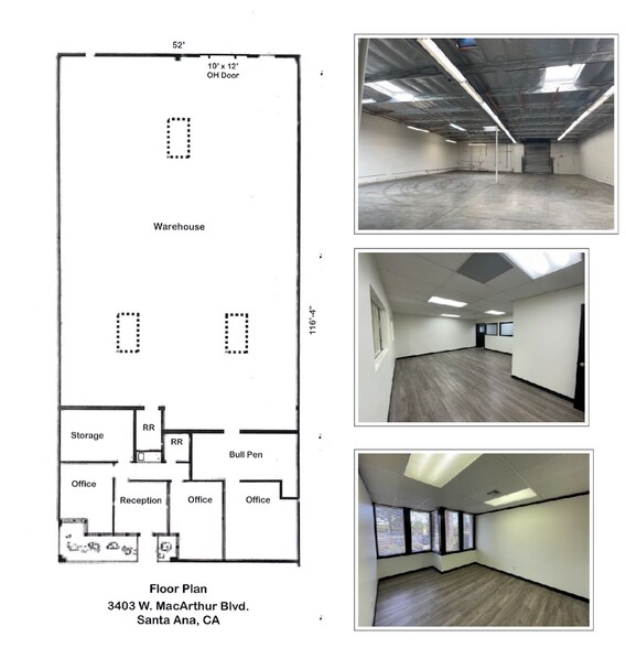 3401-3419 W MacArthur Blvd, Santa Ana, CA à louer - Plan d’étage - Image 3 de 11