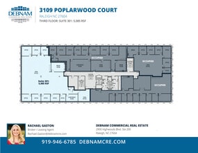 3109 Poplarwood Ct, Raleigh, NC à louer Plan d’étage- Image 1 de 1