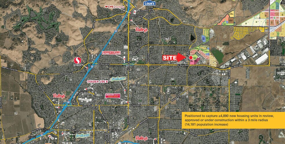 Clay Bank Road, Fairfield, CA à louer - Aérien - Image 2 de 5