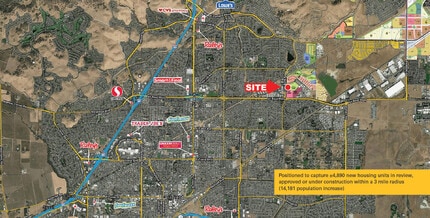 Clay Bank Road, Fairfield, CA - AERIAL map view - Image1