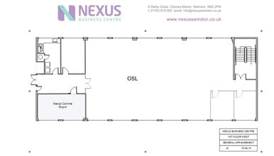 6 Darby Clos, Swindon for lease Floor Plan- Image 2 of 4