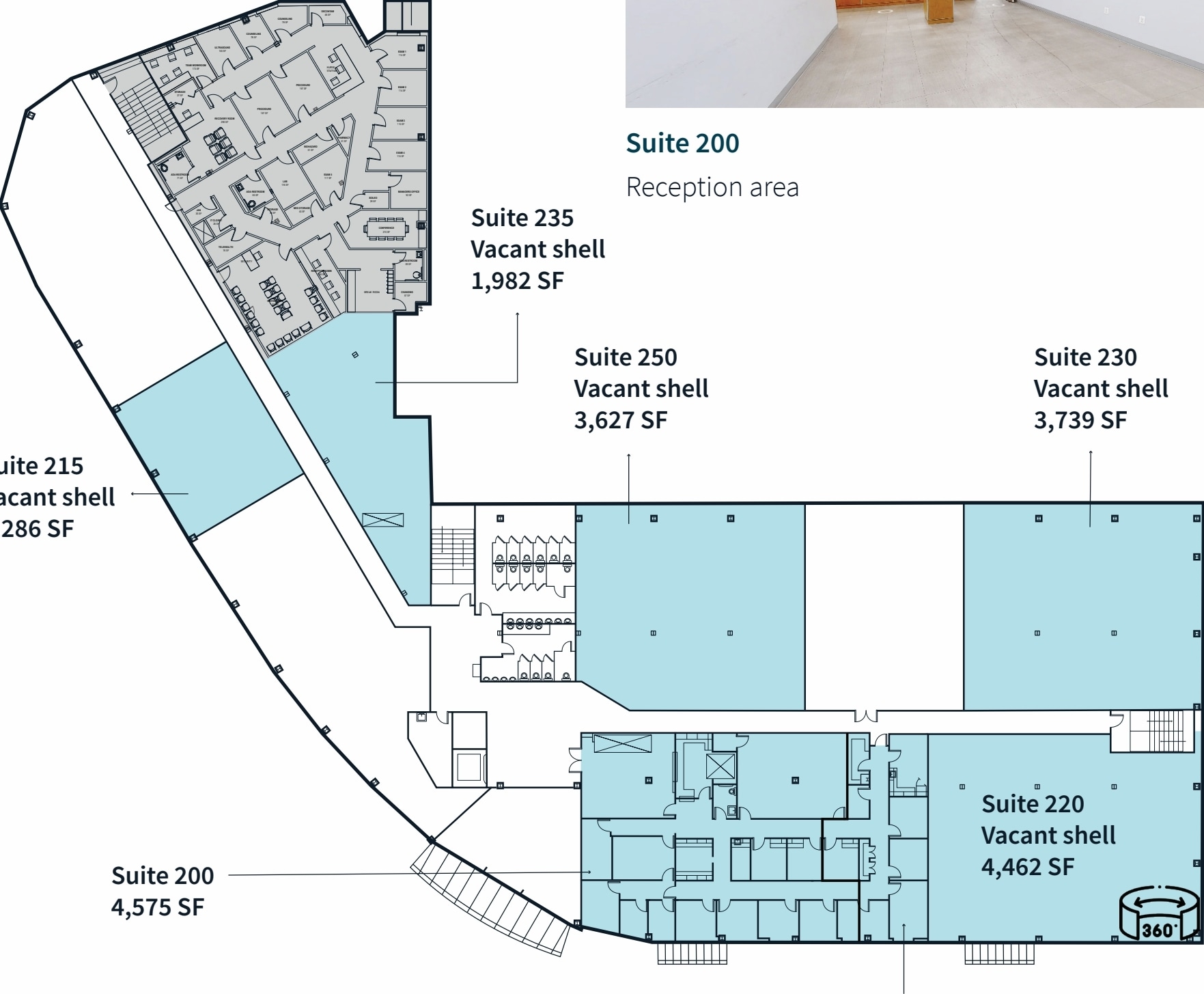 8500 Annapolis Rd, New Carrollton, MD à louer Plan d’étage- Image 1 de 2