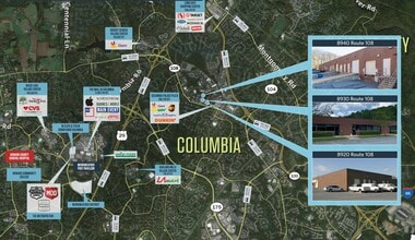 8910 Route 108, Columbia, MD à louer Carte- Image 2 de 3