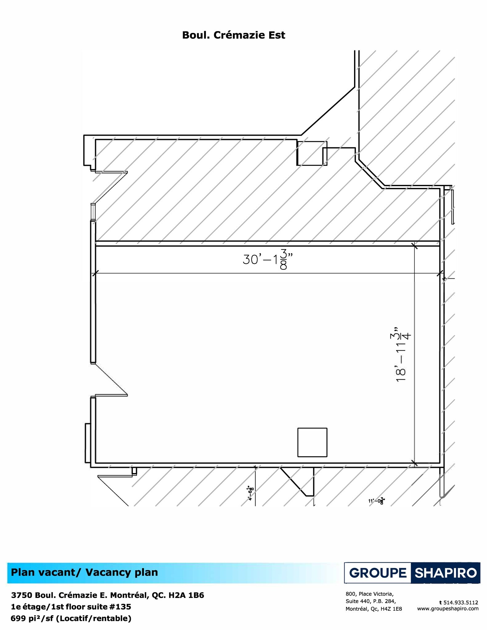 3750 Boul Crémazie E, Montréal, QC for lease Site Plan- Image 1 of 1