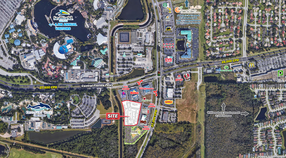 Central Florida Pkwy, Orlando, FL for lease - Aerial - Image 1 of 1