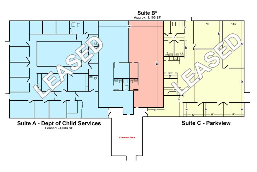2806 Theater Ave, Huntington, IN à louer - Plan d’étage - Image 3 de 3