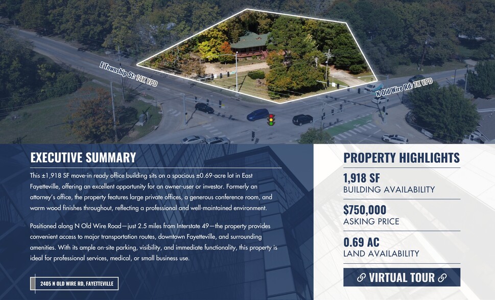 2405 N Old Wire Rd, Fayetteville, AR à vendre - Photo du bâtiment - Image 2 de 7