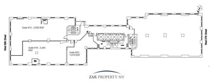 119-121 W 57th St, New York, NY for lease Floor Plan- Image 1 of 1