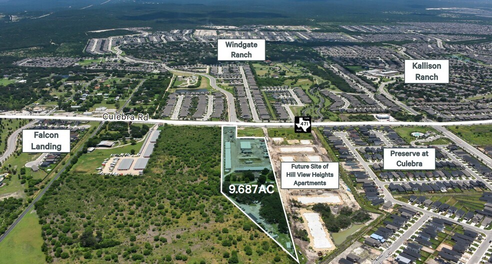 15050 Culebra Rd, San Antonio, TX for sale - Aerial - Image 2 of 4