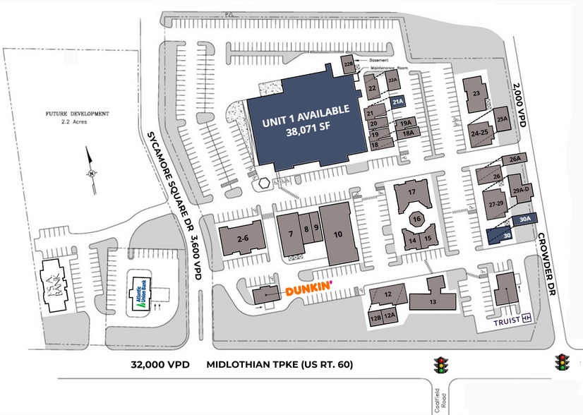 1220 Sycamore Sq, Midlothian, VA for lease - Building Photo - Image 2 of 49