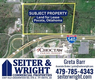 Plus de détails pour 3500 Race Track Rd, Pocola, OK - Terrain à louer