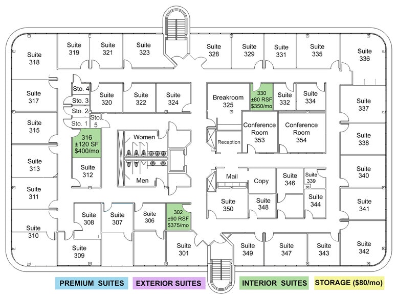 10201 W Markham St, Little Rock, AR for lease - Floor Plan - Image 2 of 11