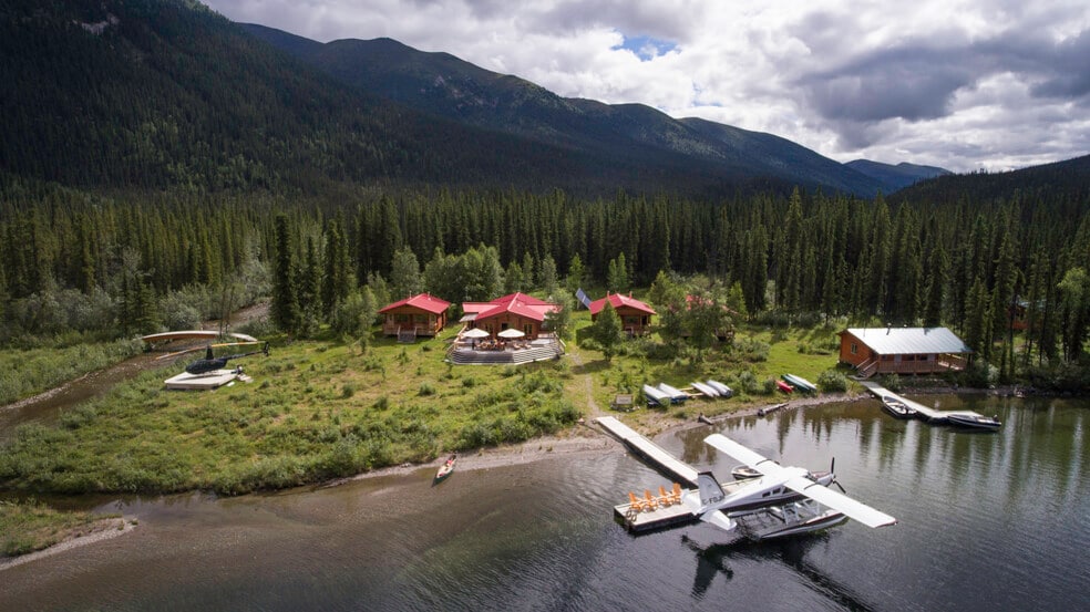 Tincup Wilderness Lodge, Whitehorse, YT for sale - Aerial - Image 2 of 8