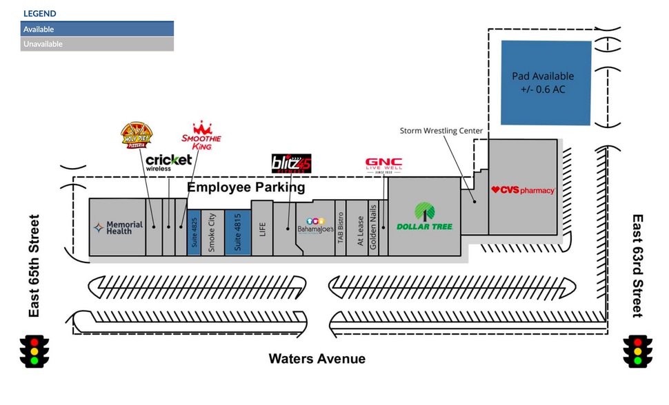 4800 Waters Ave, Savannah, GA for lease - Floor Plan - Image 3 of 8