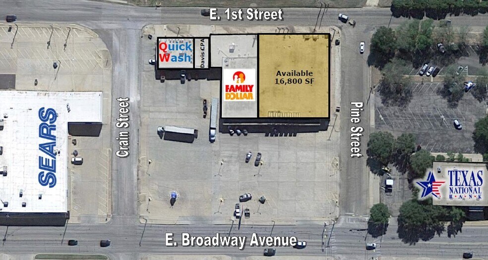 500-511 E Broadway St, Sweetwater, TX à vendre - Plan de site - Image 3 de 52