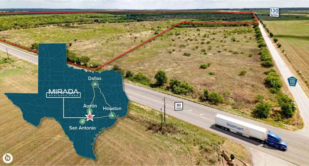 Hwy 80 & CR 110, Lockhart, TX for sale - Building Photo - Image 2 of 4