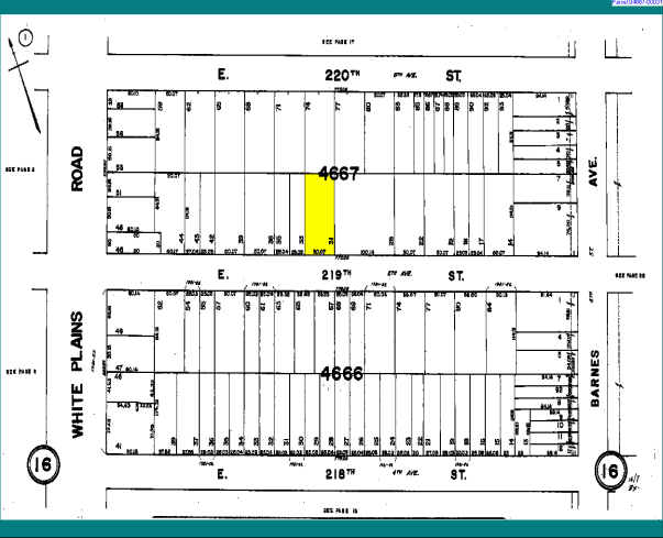 737 E 219th St, Bronx, NY for sale - Plat Map - Image 2 of 5