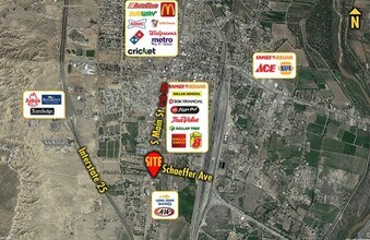 1224 S Main St, Belen, NM - Aérien Vue de la carte