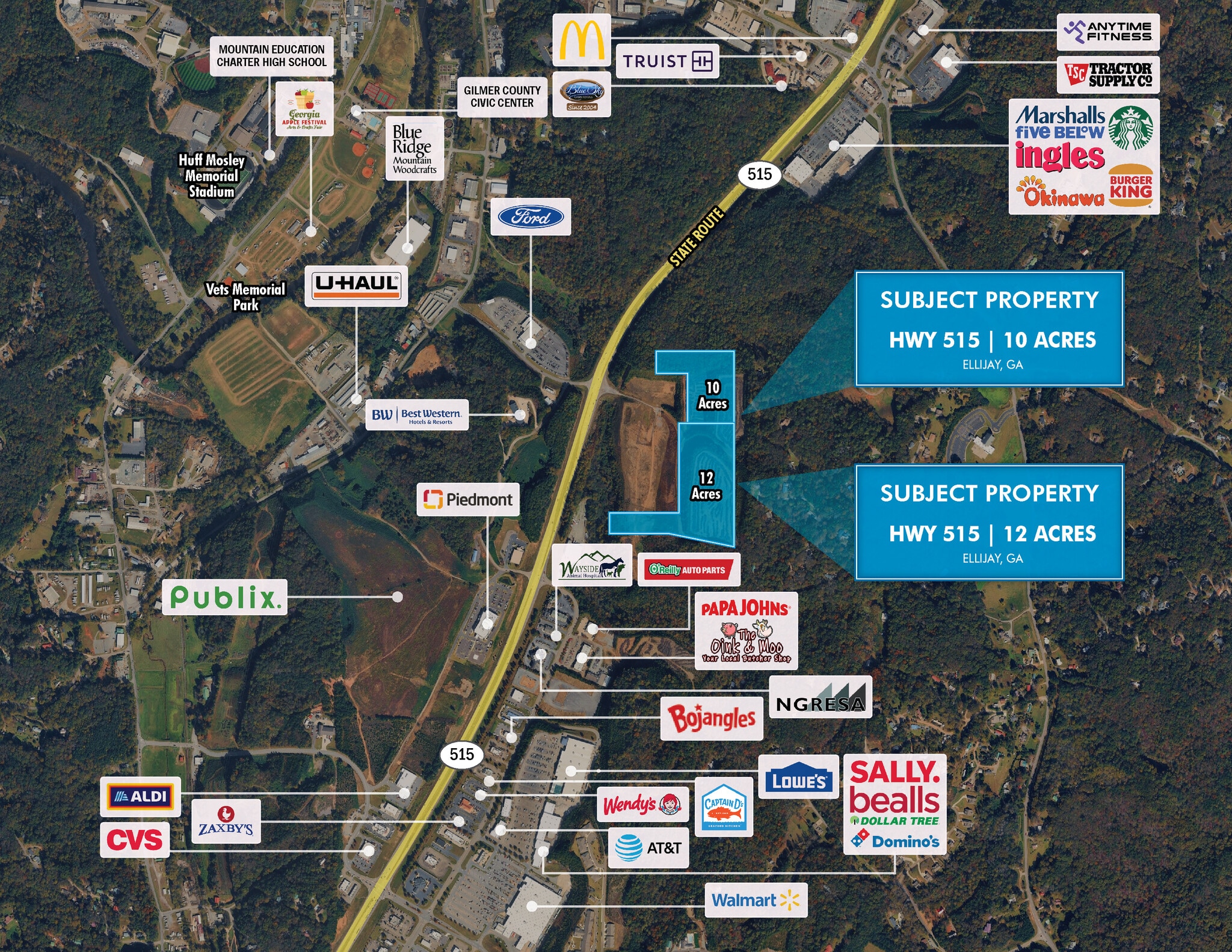 722 Chinquapin Road / 515 HWY hwy, Ellijay, GA for sale Building Photo- Image 1 of 2
