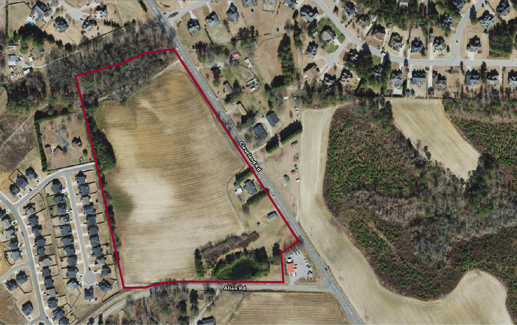 9563 Cleveland Rd, Clayton, NC à vendre Aérien- Image 1 de 4