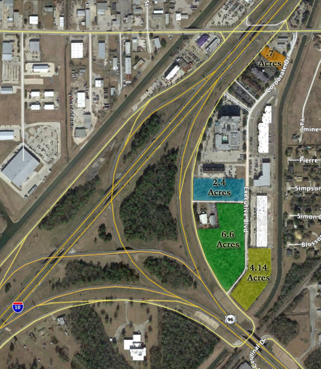 IH-10, Beaumont, TX for sale Aerial- Image 1 of 3