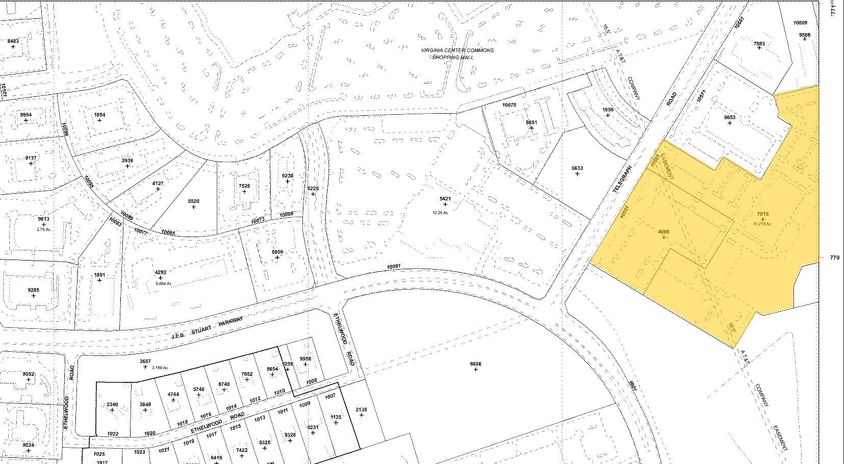 10561 Telegraph Rd, Glen Allen, VA à vendre Plan cadastral- Image 1 de 1