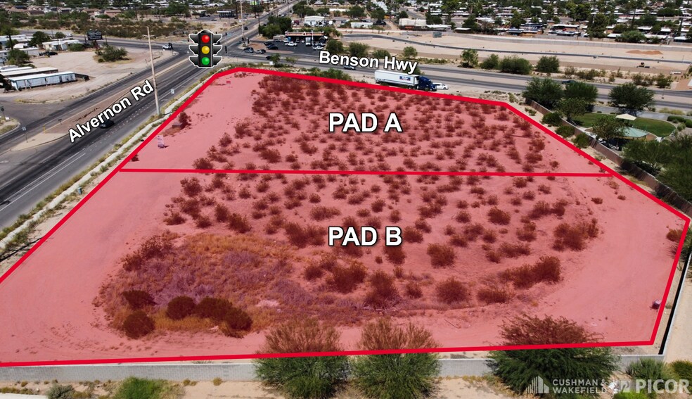 SE Benson Hwy & Alvernon Way, Tucson, AZ à vendre - Photo du bâtiment - Image 2 de 5