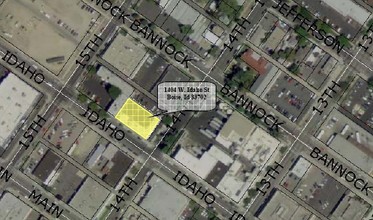 1404 W Idaho St, Boise, ID - Aerial map view