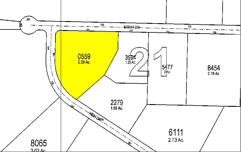 123-151 Sigma Dr, Garner, NC à louer - Plan cadastral - Image 2 de 7