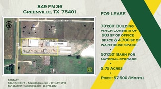 More details for 849 FM 36, Greenville, TX - Industrial for Lease