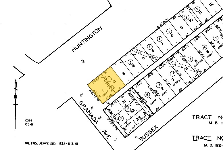 810 Huntington Dr, San Marino, CA à vendre - Plan cadastral - Image 2 de 9