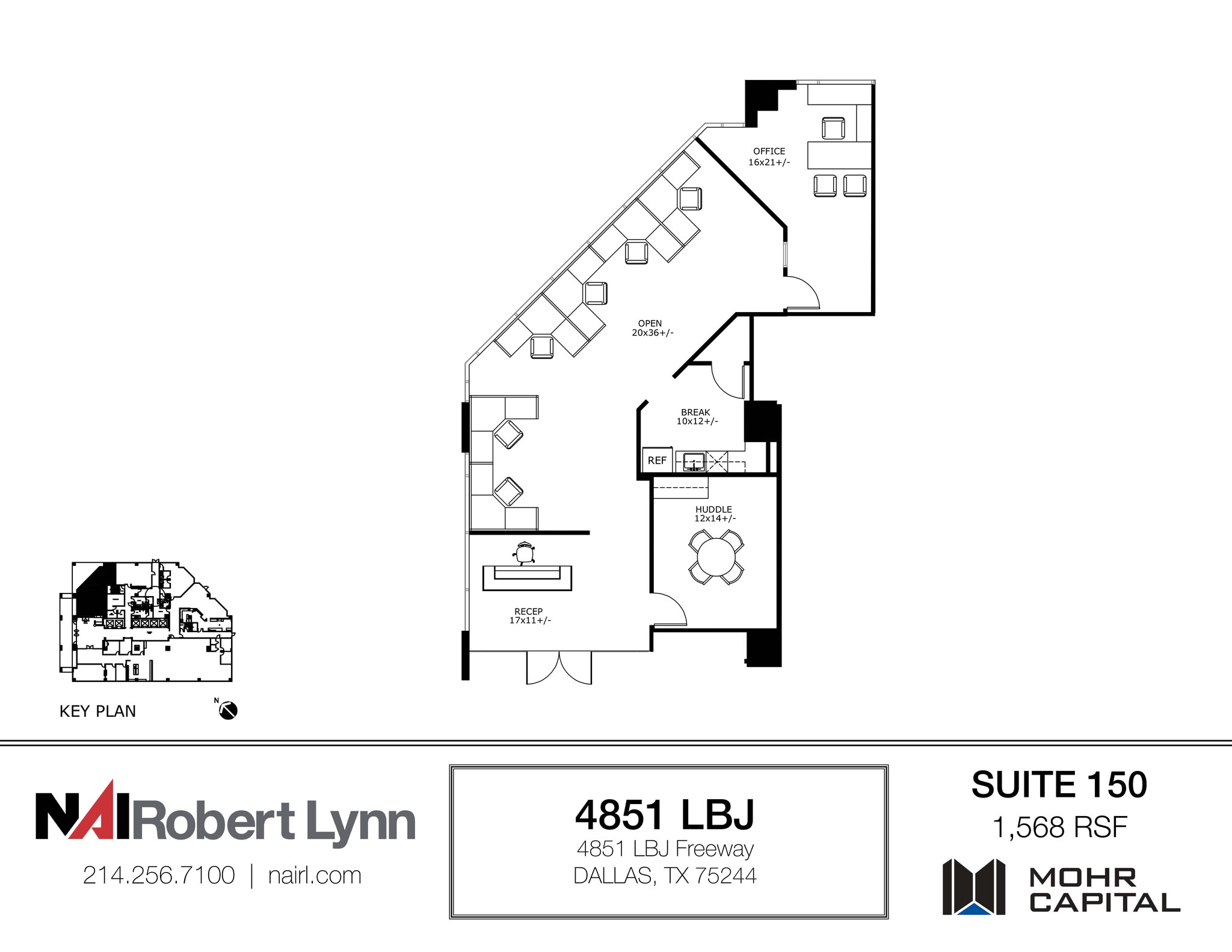 4851 Lyndon B Johnson Fwy, Dallas, TX for lease Floor Plan- Image 1 of 1