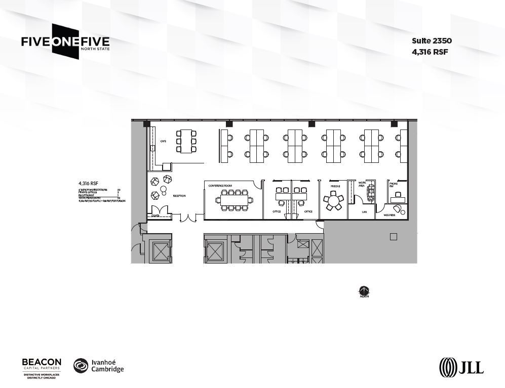 515 N State St, Chicago, IL à louer Plan d  tage- Image 1 de 1