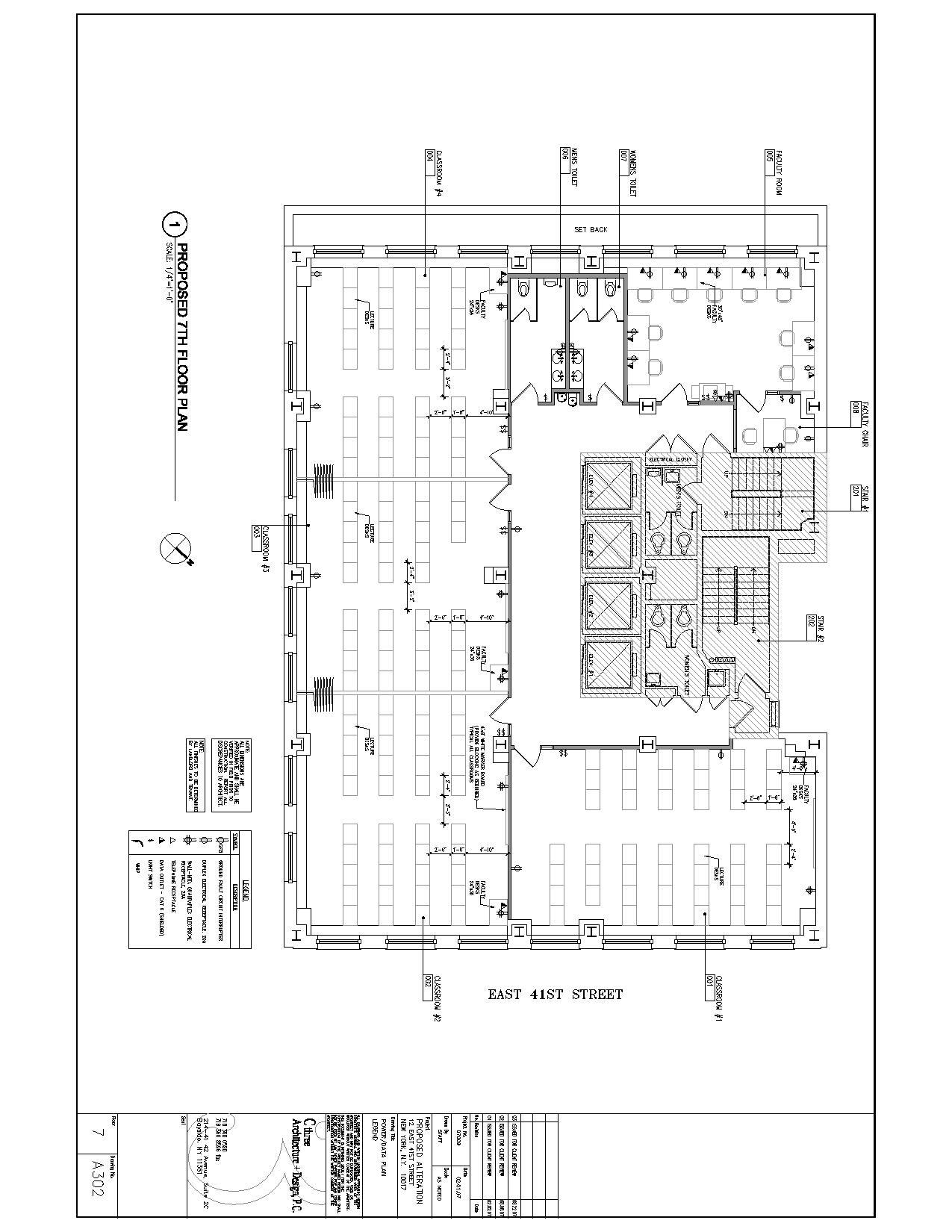 12 E 41st St, New York, NY à louer Plan d  tage- Image 1 de 1